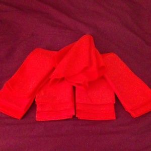 (2 for $20) 12 Red Napkins.